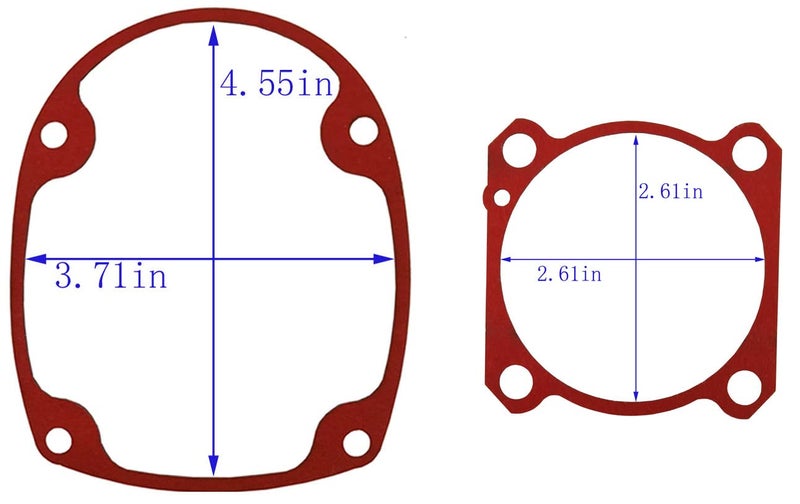 VIGORVIL 877325 and 877334 Aftermarket Gasket for Hitachi Framing Nailer NR83A2 NR83A3 (6 Pack) - Image 1